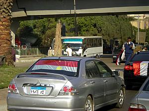 On our last day in Cairo, Egypt played Algeria in a playoff match, sending the winner to the 2010 World Cup in South Africa. Cairo was abuzz in excitement. Flags were for sale on many street corners. Alas, Egypt lost 1-0.