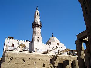 We found this very interesting.  Within Karnak Temple were both Christian churches and a Muslim mosque. After the Egyptian reign ended, the Christians and then the Muslims used this as a place of worship as well.