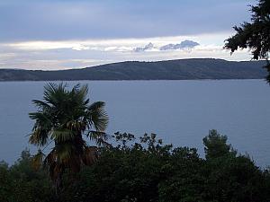 View of the Adriatic along the route.