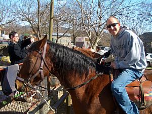 Jay on his horse