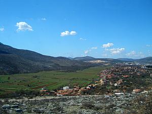 Looking down towards Dugopolje.