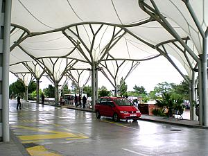 In front of Split's airport.