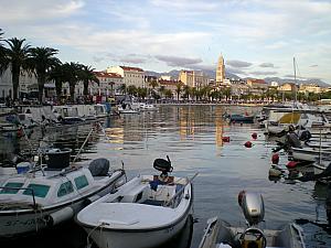 View of Split from the edge of ACI Marina