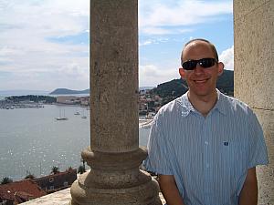 Atop the Sveti Duje cathedral.