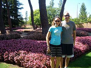 El Capricho, flower garden