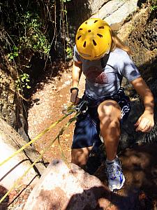 Canyon #2 - Kelly's turn to descend first.