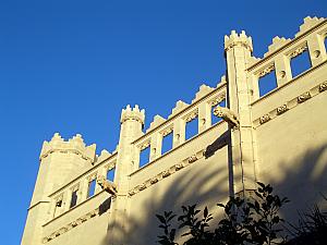 One of the cathedral corners