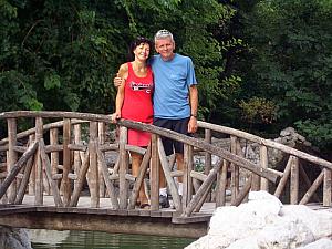 Mom and Dad Klocke at the National Gardens.