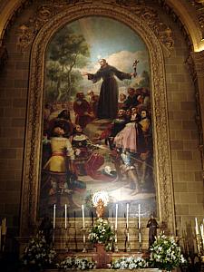 Inside the Basilica de San Francisco