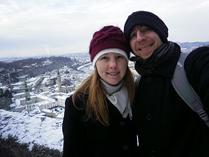 Atop Salzburg's castle