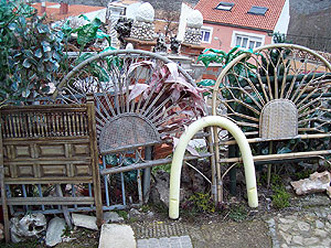 headboards - randomness I walked by in neighborhood in Cuenca