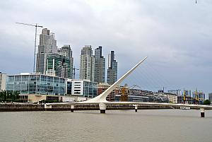 Buenos Aires - Puerto Madryn district - cool-looking walking bridge.