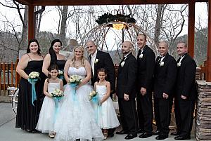 The whole wedding party