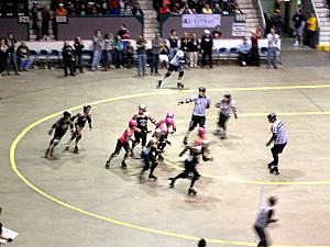 Cincinnati Roller Girls at the Cincinnati Gardens