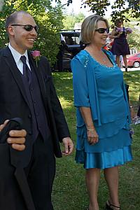 Best Man Andrew and Mom Spriggs   enjoying the moment