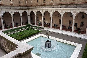 Boston Public Library's inner courtyard. Beautiful.