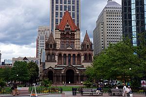 The Trinity Church that we visited the inside of earlier.