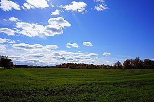 traveling along WI-42 on a beautiful day in Door County