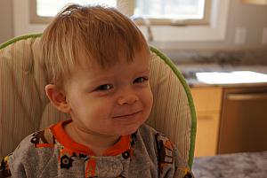 Our friends Jenny and Josh came down for an evening. Before leaving the next morning, we were able to snap a few shots of their son, Luke!