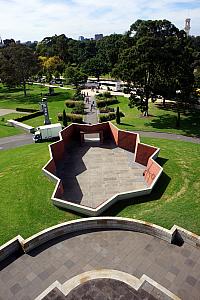 View atop the memorial