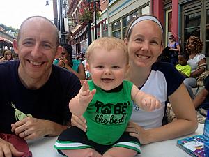 Findlay Market - we're all ready to eat lunch