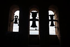 Inside the bell tower. It's a possibility that I jumped up and rang one of those bells :)