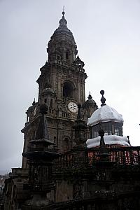 Atop the cathedral.