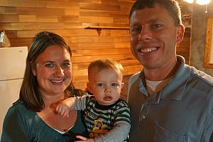 Brian and Allison with baby Thomas.