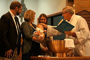 Baptism in progress ... success!