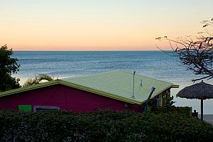 View from our cottage's balcony.