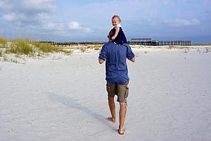 Back on the beach - dressed up for some photos.