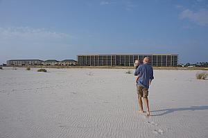 Walking back to the condo