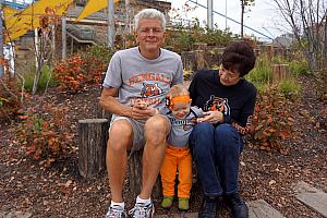 Capri and her Grandparents being silly