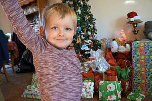 Cooper and the presents