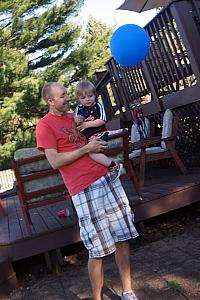 Benny with Uncle Jay