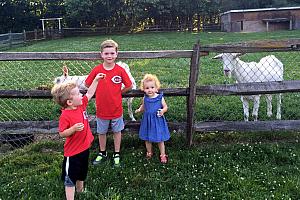 Capri and her next door neighbor buddies Will and Emmett!