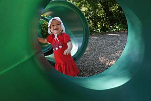 Looking through the tunnel