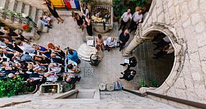 View of thet ceremony from above