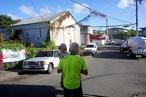 Walking in our Vieques village