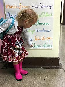 Capri at pre-school!