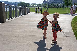 Capri and Kenley at Smale Park