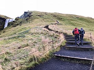 Starting the hike off right with 350 stairs!